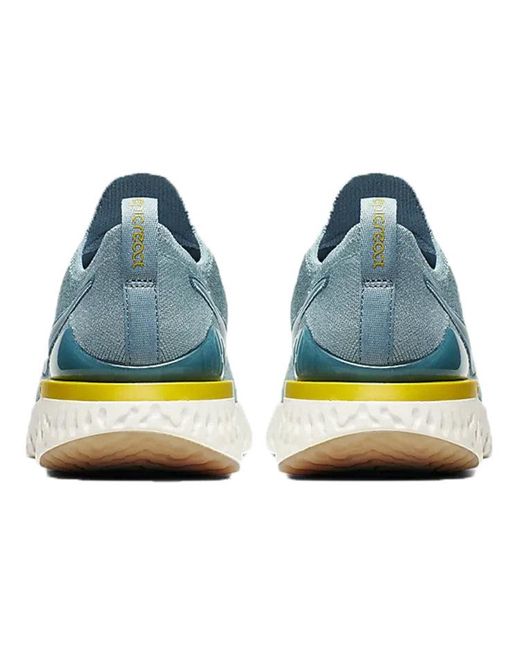 Nike Blue Epic React Flyknit 2 'Aviator' for men