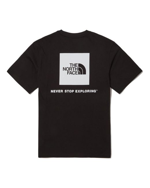 The North Face Black Ss22 Nse Box Logo T-shirt for men
