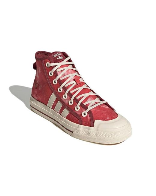 Adidas Red Nizza Hi Rf 'Bleached for men