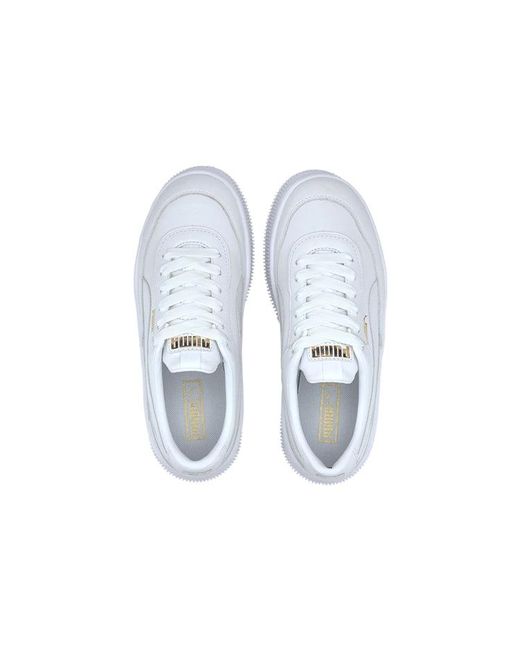 PUMA White (Wmns) Deva 'Wavy Platform