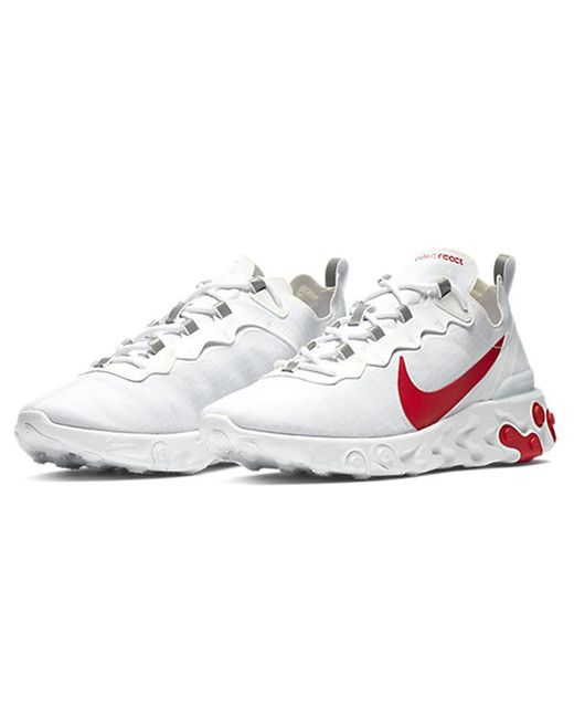 Nike White React Element 55 University' for men