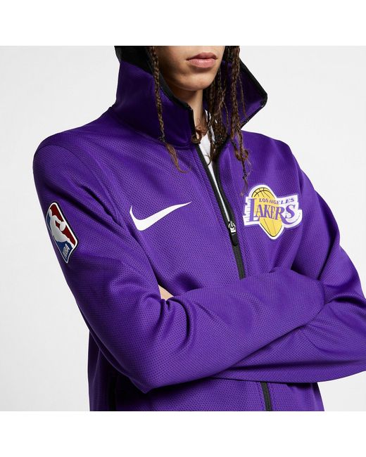 Nike Blue X Nba Therma Flex Showtime Jacket 'La Lakers' for men