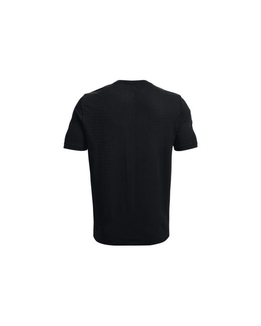 Under Armour Black Rush Seamless T-Shirt for men