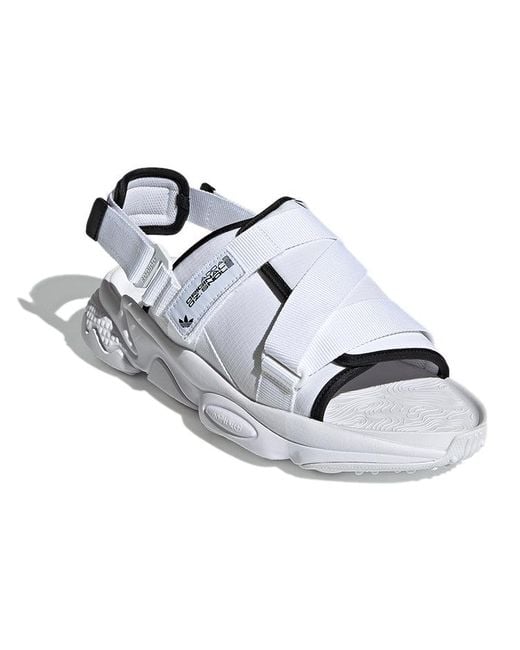 Adidas White Originals Ozweego Sandal Minimalistic Sandals for men