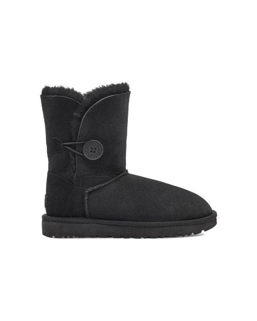 Ugg Black (Wmns) Bailey Button Ii Boot Fleece Lined