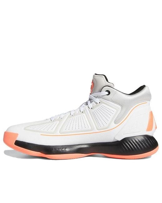 adidas D Rose White/black/pink for Men | Lyst