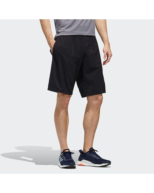 Adidas Black M Mh Lt Wv Sho Casual Running Sports Shorts for men