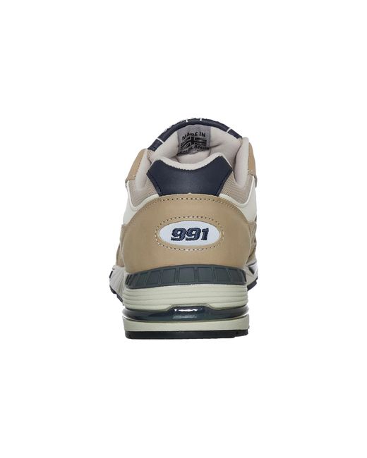 New Balance White 991 Made for men