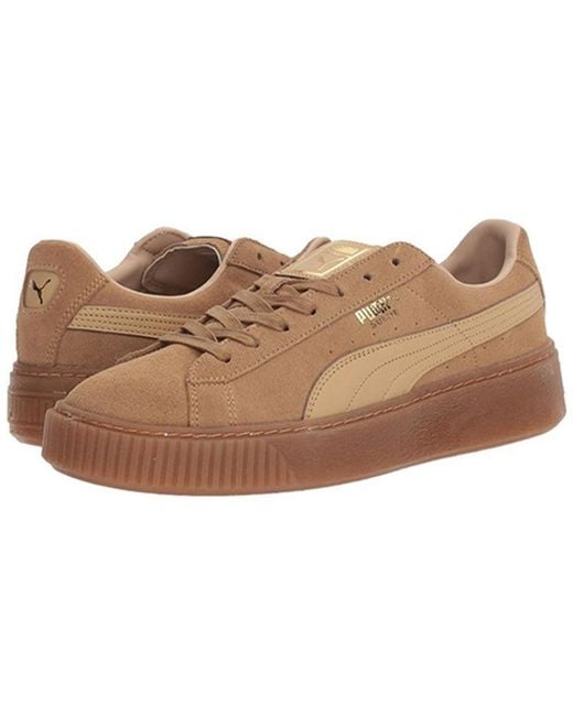 PUMA Brown (Wmns) Suede Platform
