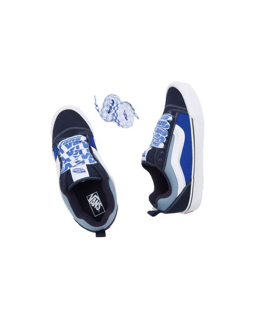 Vans Blue Knu Skool Shoes for men