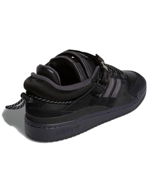 Adidas Black X Bad Bunny Forum Buckle Low 'Back To School' for men