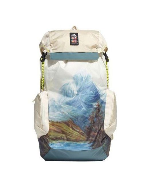 Adidas Blue Explorer Primegreen Backpack 'Aluminium Oxide'