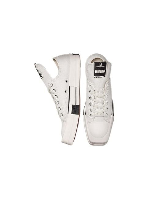Converse White Rick Owens X Turbodrk Chuck 70 Low 'Lily' for men