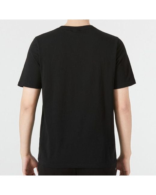 PUMA Black Classics Logo Metallic Tee for men