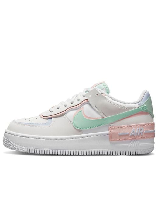 Nike White (Wmns) Air Force 1 Shadow Atmosphere Mint'
