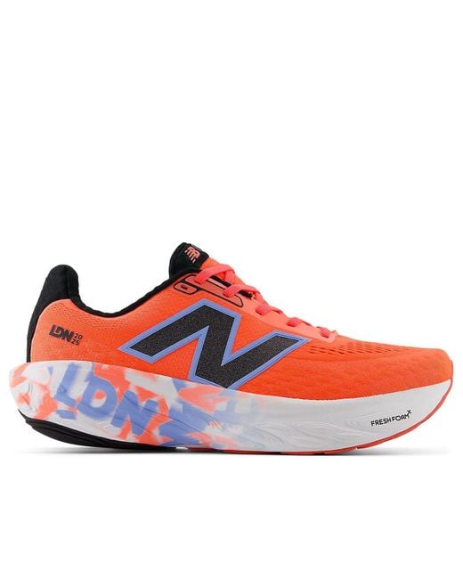 New Balance Red Fresh Foam X 1080 V14 'Tcs London Marathon Urgent' for men