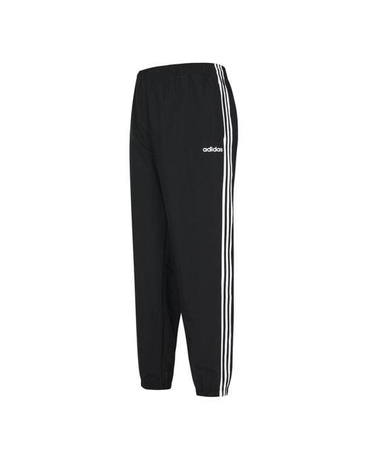Adidas Black Small Logo Sports Long Pants for men