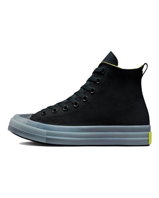 Converse Black Chuck Taylor All Star Cx Fleece Lined High Lime Twist' for men