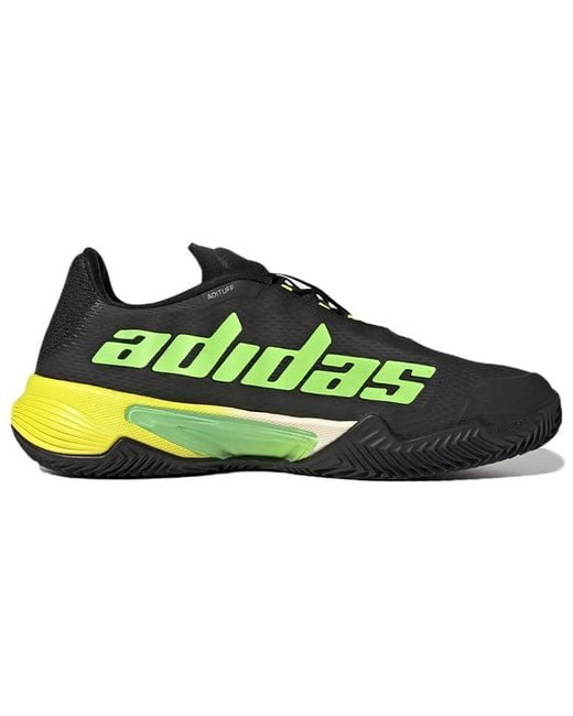 Adidas Green Barricade Clay Tennis Shoes for men