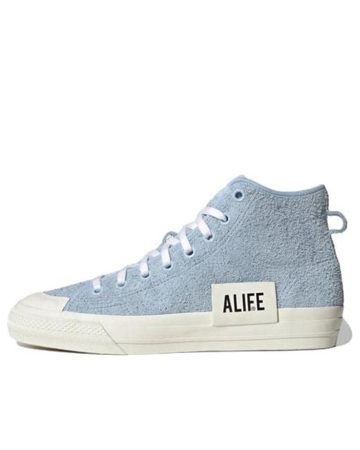 Adidas Blue X Alife Nizza Hi 'Clear Sky' for men