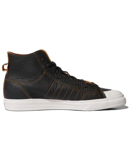 Adidas Black Nizza Hi Rf 'Dark' for men