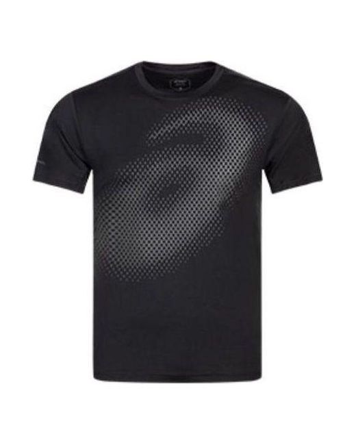 Asics Black Reflective Logo Running T-shirt for men