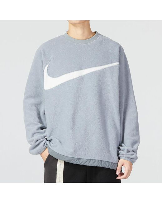 Nike Blue Club Fleece Crew Neck Sweatshirt for men