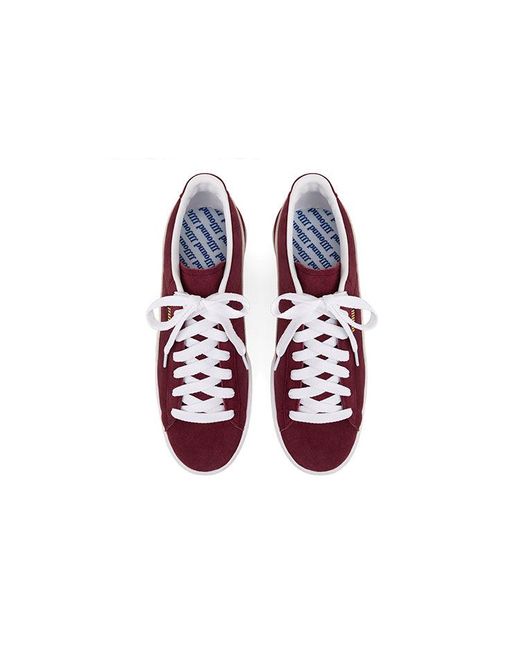 PUMA Red X Jjjjound Suede 'Burgundy' for men