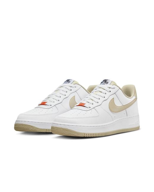 Nike White Air Force 1 Low '07 Rattan' for men