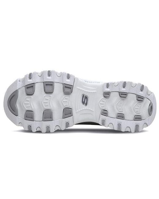 Skechers White (Wmns) D'Lites 1.0 Gs