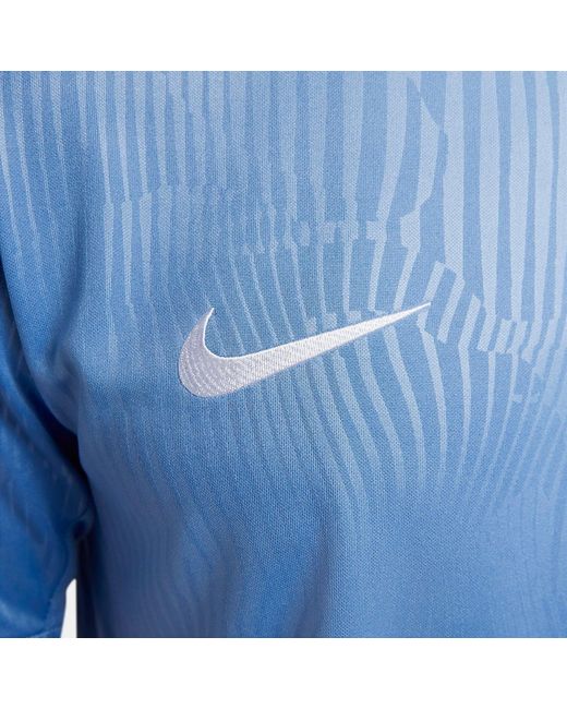 Nike Blue Dri-Fit Fff 2023 Stadium Home Soccer Jerseys 'Sky' for men