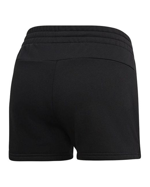 Adidas Black (Wmns) Essentials Linear Logo Shorts