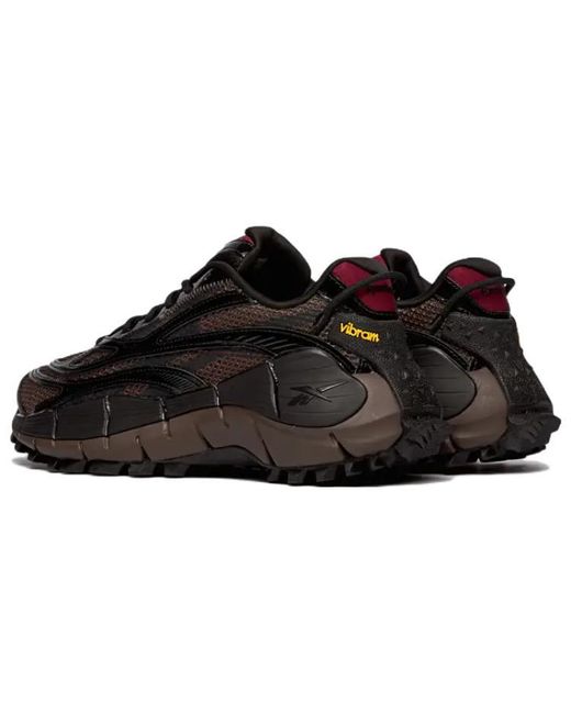 Reebok Black Zig Kinetica 2. A$Ap Nast 'Dark' for men