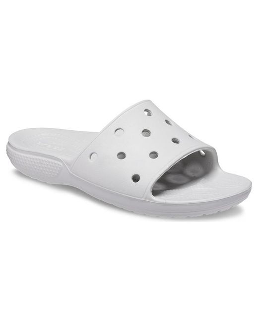 CROCSTM White Classic Slide for men