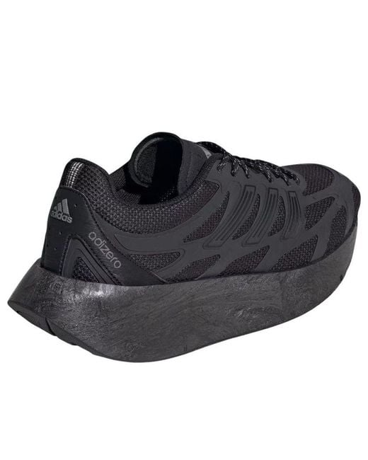 Adidas Black Adizero Aruku 'Core Iron Metallic' for men