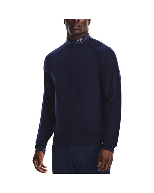 Under Armour Blue Intelliknit Crew 'Midnight' for men