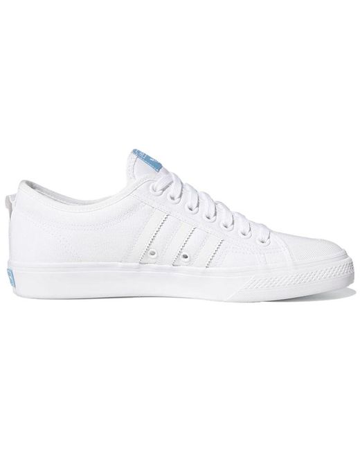 Adidas White Nizza 'Cloud' for men