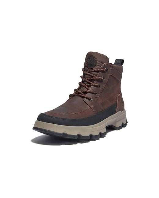 Timberland Brown Originals Ultra Waterproof Chukka Boots 'Dark' for men