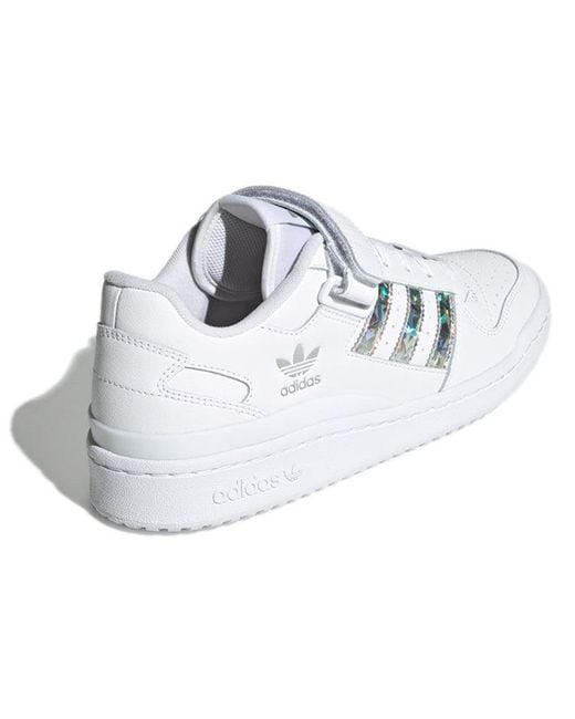 Adidas White Originals Forum Low Sneakers for men