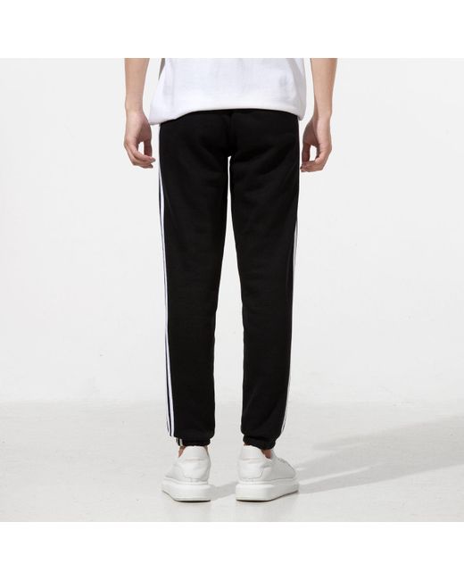 Adidas Black 3S Fl Te Pt Casual Sports Running Side Stripe Long Pants/Trousers for men