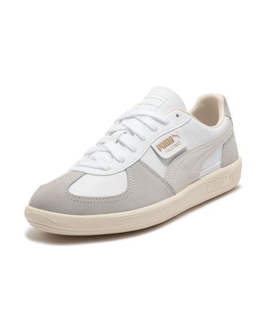 PUMA White Palermo Leather Cool Light' for men