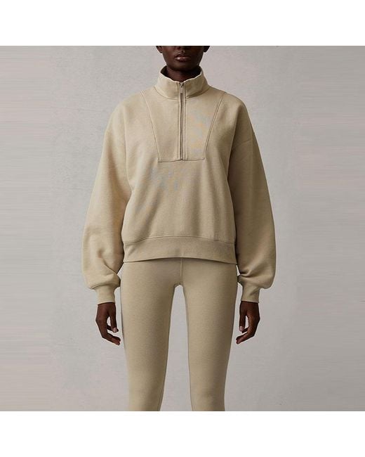 Fear Of God White (Wmns) Ss22 Half-Zip Pullover 'Wheat'