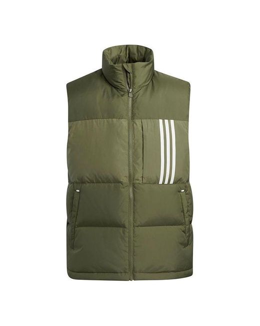 Adidas Green Neo Sw Down Vests for men