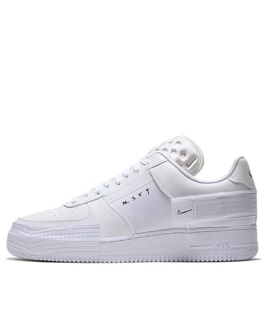 Nike Air Force 1 Type 'triple White' for Men | Lyst