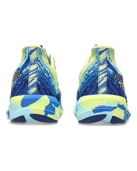 Asics Blue Noosa Tri 15 (Waterscape/Electric Lime) Shoes for men