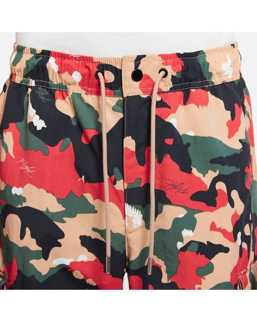 Nike Red Flight Heritage Cargo Pants for men