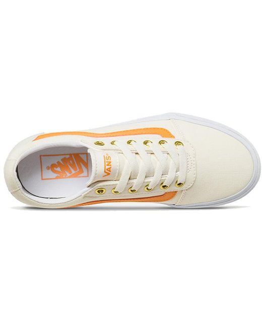 Vans White (Wmns) Ward 'Tangerine Off'