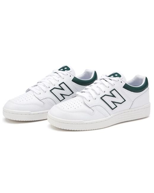 New Balance White 480 Timberwolf' for men