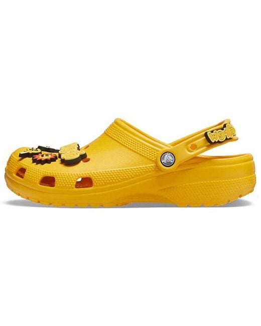 CROCSTM Yellow Justin Bieber X Classic Clog 'Drew' for men