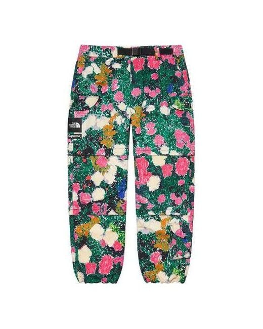 Supreme Green Ss22 Week 16 X The North Face Rekking Zip-Off Belted Pant for men